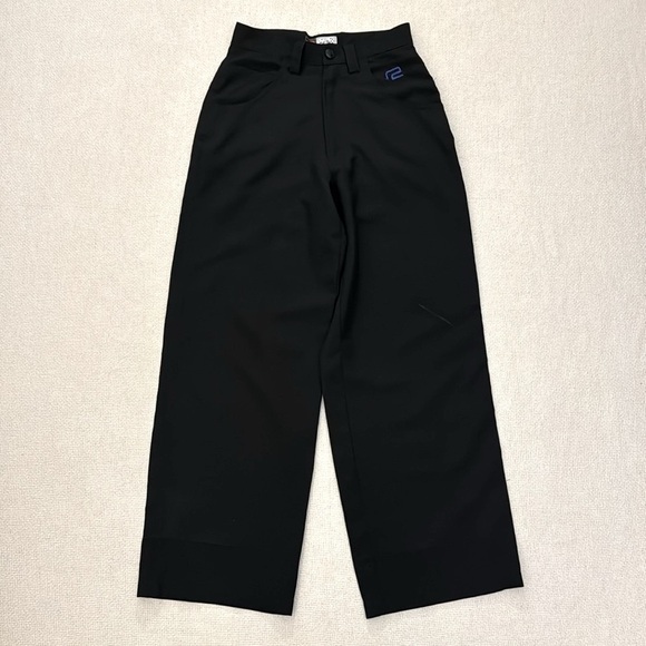 Vintage R2 Player Pants with Blue Embroidered Tribal Graphics - Picture 6 of 14